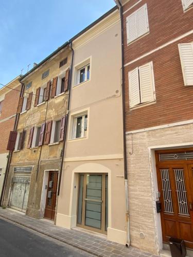 a building on the side of a street at Affittacamere Ventisettembre in Carpi