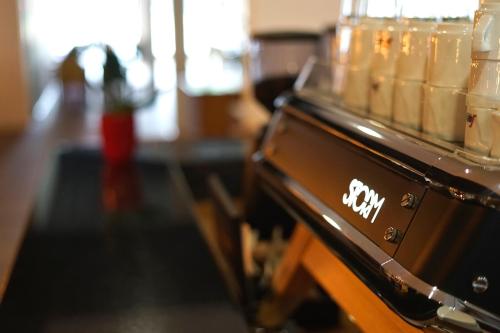 a close up of a counter top with some food at DIWOTEL by Trip Inn Frankfurt Airport Dreieich in Dreieich