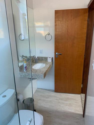 Suites Paraíso de Minas tesisinde bir banyo