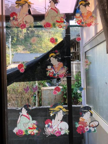 Aoshimaにあるバルコニーまたはテラス