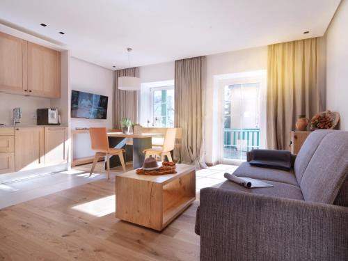 O zonă de relaxare la Riedz Apartments Innsbruck- Zentrales Apartmenthaus mit grüner Oase