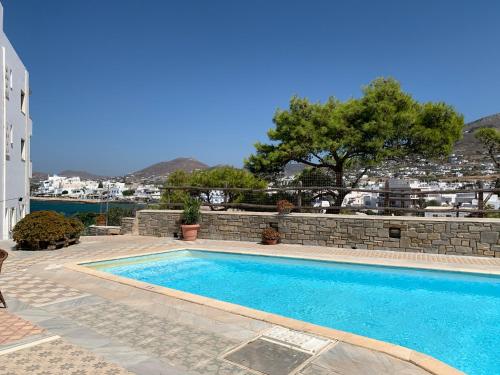 Swimmingpoolen hos eller tæt på Pandrossos Hotel - Paros