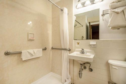 
A bathroom at Econo Lodge Inn & Suites Windsor
