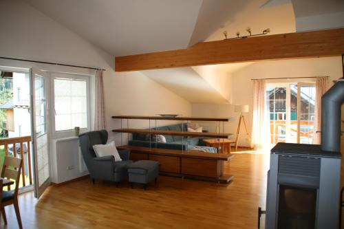 Posezení v ubytování Ferienwohnung Hentschel