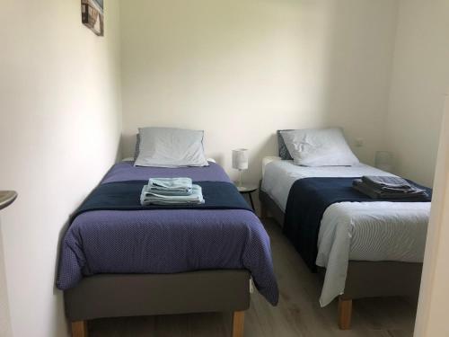 Postel nebo postele na pokoji v ubytování kercady 1