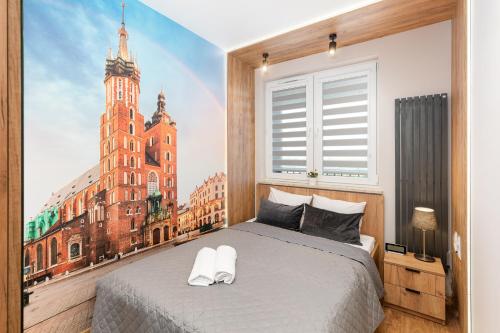 Posteľ alebo postele v izbe v ubytovaní Comfort, prestige, best location Romanowicza 1