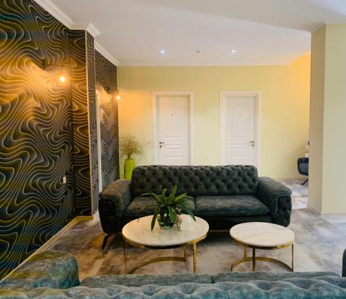Posezení v ubytování Wald Hotel Lagodekhi Rooms