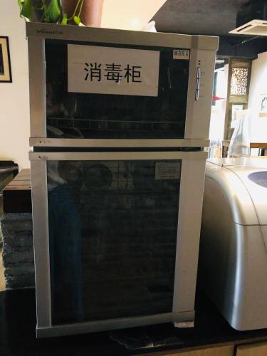 Dapur atau dapur kecil di Jingdezhen International Youth Hostel