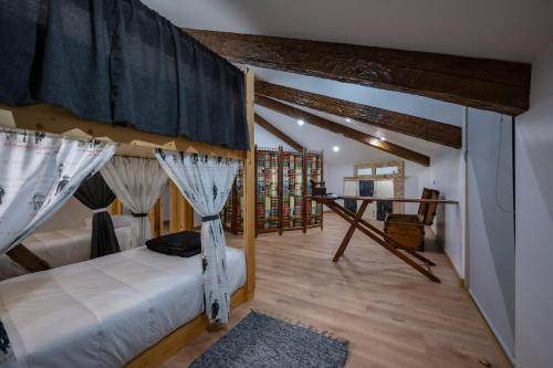 Ένα ή περισσότερα κρεβάτια σε δωμάτιο στο Hostel O Torneiro
