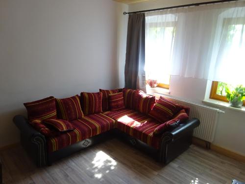 Χώρος καθιστικού στο Frank´s Ferienwohnung in Dresden