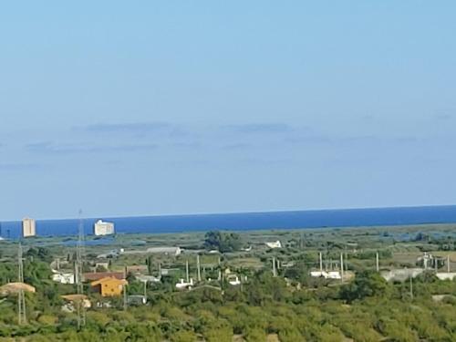 a view of a field with trees and buildings at Apartamento a Torreblanca in Torreblanca