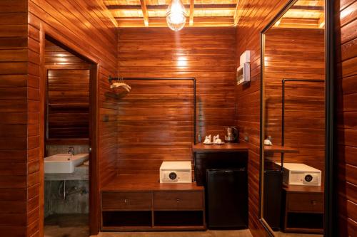 Koupelna v ubytování Phumontra Resort Nakhon Nayok