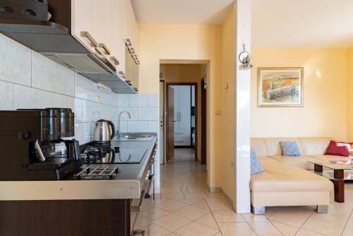 Dapur atau dapur kecil di Apartments Matić