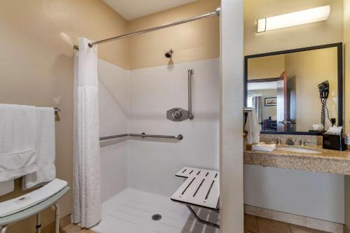 Kylpyhuone majoituspaikassa Comfort Suites Buda - Austin South