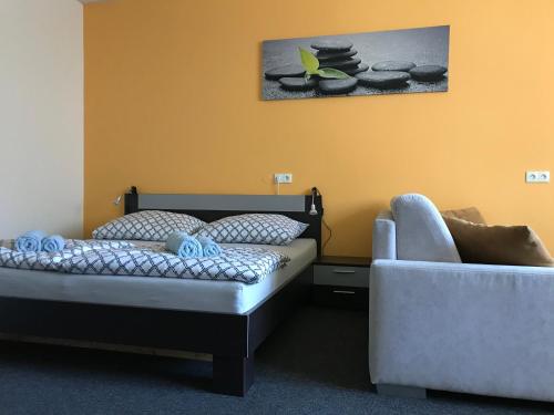 Postel nebo postele na pokoji v ubytování Apartment Corriger