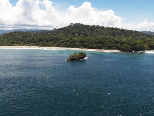 an island in the middle of a body of water at AroCocles (Paula) in Cocles