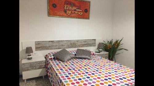 En eller flere senge i et værelse på LA TERRASSETA