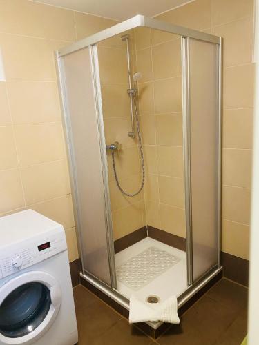 Koupelna v ubytování Wunderschöne Ferienwohnung in Schwerin