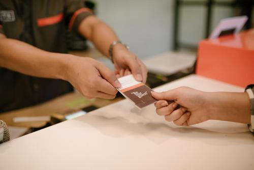 a person is holding a piece of chocolate at The Bountie Hotel and Convention Centre Sukabumi in Sukabumi