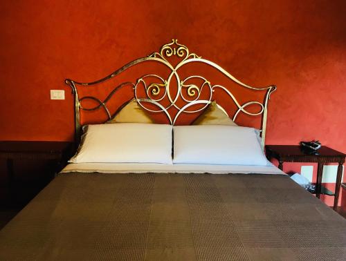 Postel nebo postele na pokoji v ubytování La terrazza