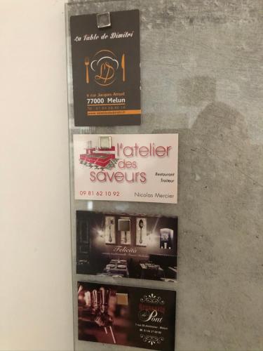 Certifikát, hodnocení, plakát nebo jiný dokument vystavený v ubytování Les Gîtes d'Ambroise