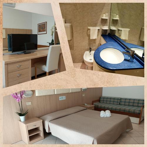 Kuchyň nebo kuchyňský kout v ubytování Hotel Cormoran