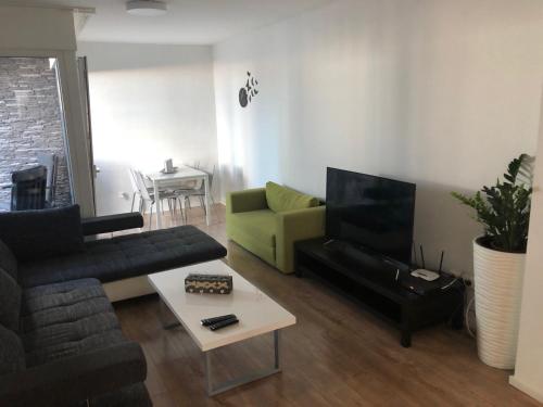 Ruang duduk di Apartmán v centre Michaloviec