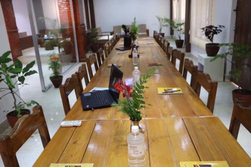 Restauracja lub miejsce do jedzenia w obiekcie Heritage Home Dhulikhel