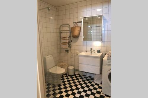 Ett badrum på 4 bedroom apartment at Riksgränsen