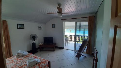 Postel nebo postele na pokoji v ubytování Villa Maroe (étage entier, deux chambres, salle de bain et cuisine)