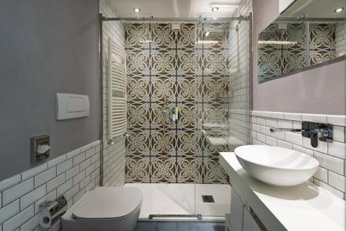 Ванная комната в Hotel San Luca