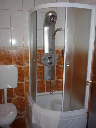Salle de bains dans l'établissement Hotel Sud