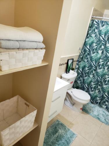 A bathroom at Montego Bay Home Close to Resort Area and Airport