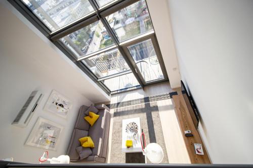 Kúpeľňa v ubytovaní Qbik Loft Modern Apartment