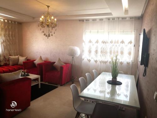 A seating area at Luxury apart in Fes monumental Exclusively for the family