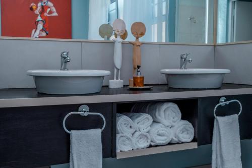 Ein Badezimmer in der Unterkunft Benguela