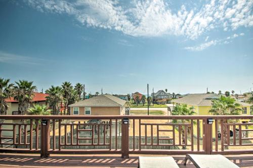 a view from the deck of a house at half Mi to Sand Surfside Beach Retreat! in Surfside Beach