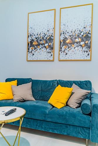 Ruang duduk di Apartman Lena Centar