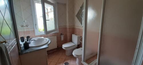 Kúpeľňa v ubytovaní O Arrequento