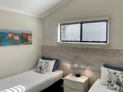 Zona de estar de Apollo Bay Waterfront Motor Inn