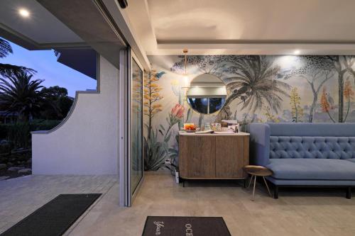 Posezení v ubytování Ocean View House