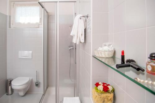 Koupelna v ubytování Hotel Cereda