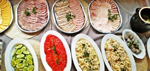 Jídlo v prázdninového areálu nebo okolí