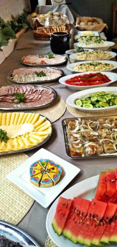 Jídlo v prázdninového areálu nebo okolí