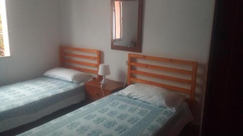 Un pat sau paturi într-o cameră la Las Gaviotas