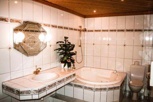 Ett badrum på Komfort Appartement Royal Windberger