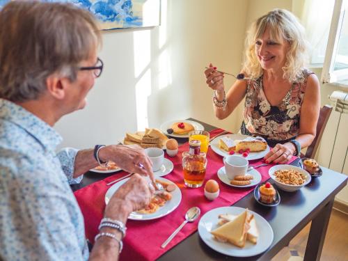 Comida en el bed and breakfast o alrededores