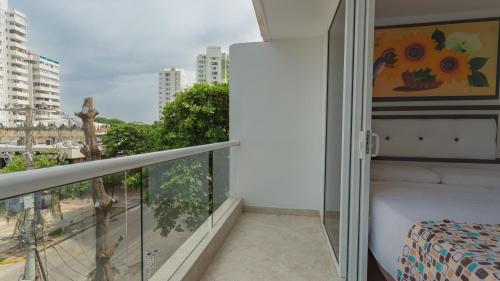 Μπαλκόνι ή βεράντα στο Hollywood Beach Suite
