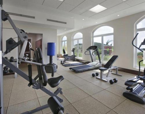 The fitness center and/or fitness facilities at Dahlia Villa In Lovely Cruz Bay