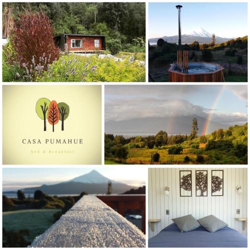 a collage of pictures of different houses and buildings at Casa Pumahue in Ensenada